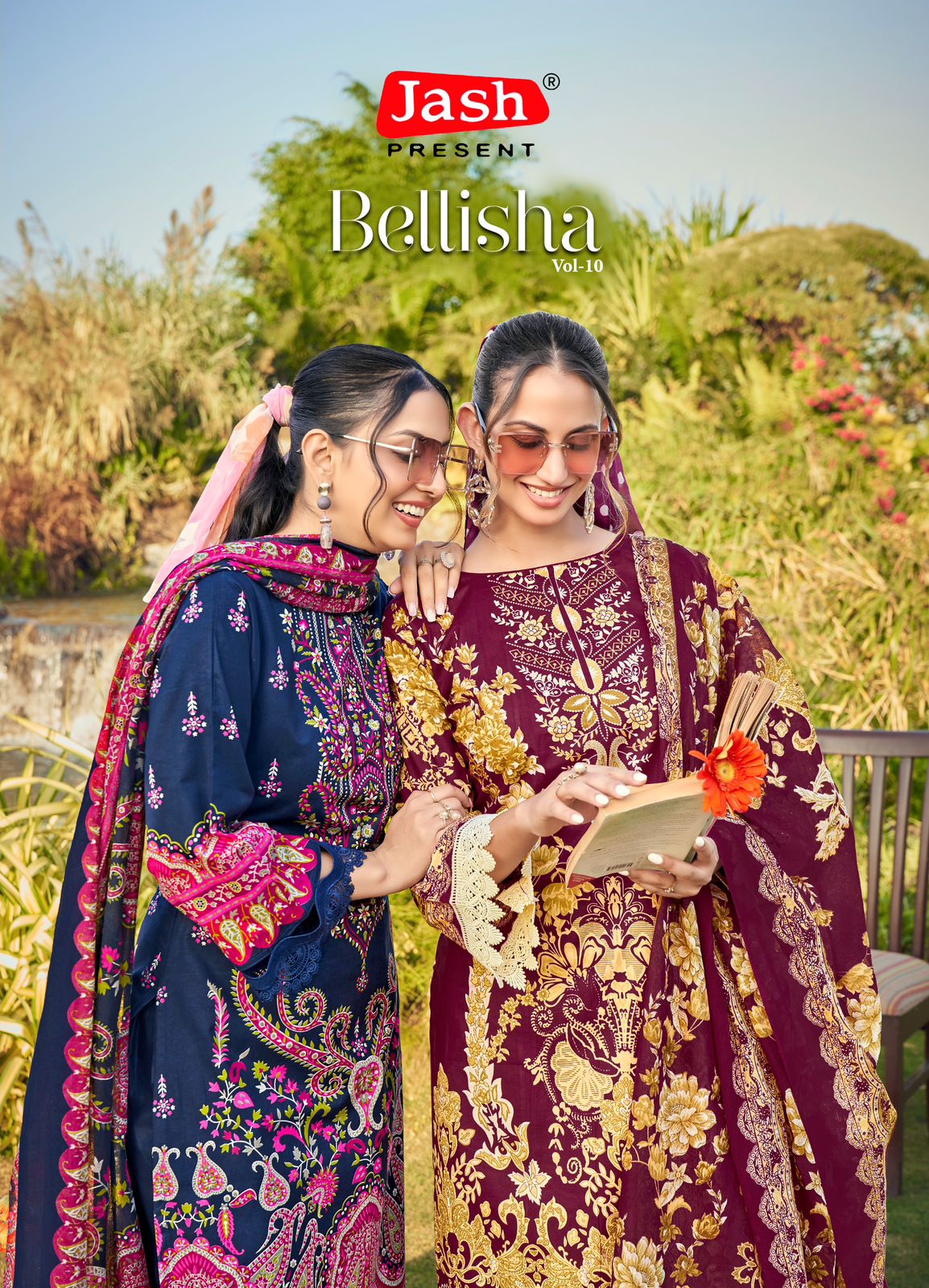 Bellisha Vol 10 Jash Cotton Karachi Salwar Suits Exporter Ahmedabad