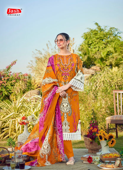 Bellisha Vol 10 Jash Cotton Karachi Salwar Suits Exporter Ahmedabad