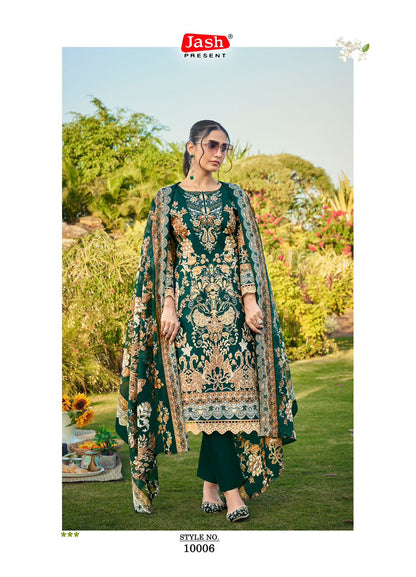 Bellisha Vol 10 Jash Cotton Karachi Salwar Suits Exporter Ahmedabad