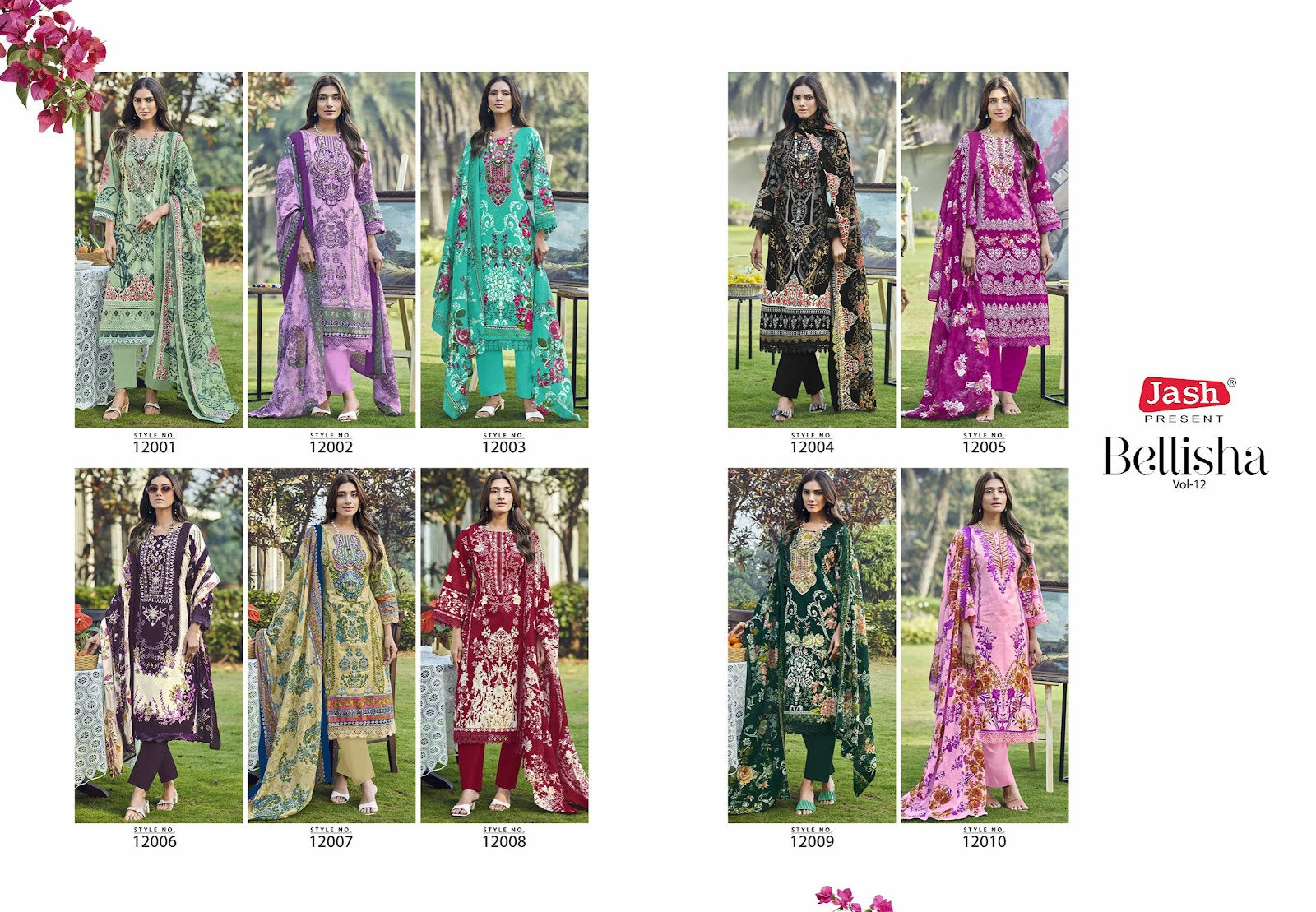 Bellisha Vol 12 Jash Karachi Salwar Suits Wholesaler Ahmedabad