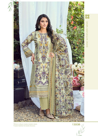 Bellisha Vol 13 Jash Mix Cotton Karachi Salwar Suits Manufacturer