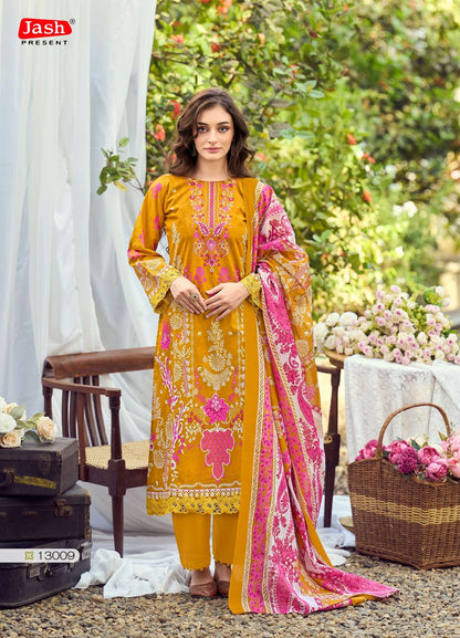 Bellisha Vol 13 Jash Mix Cotton Karachi Salwar Suits Manufacturer