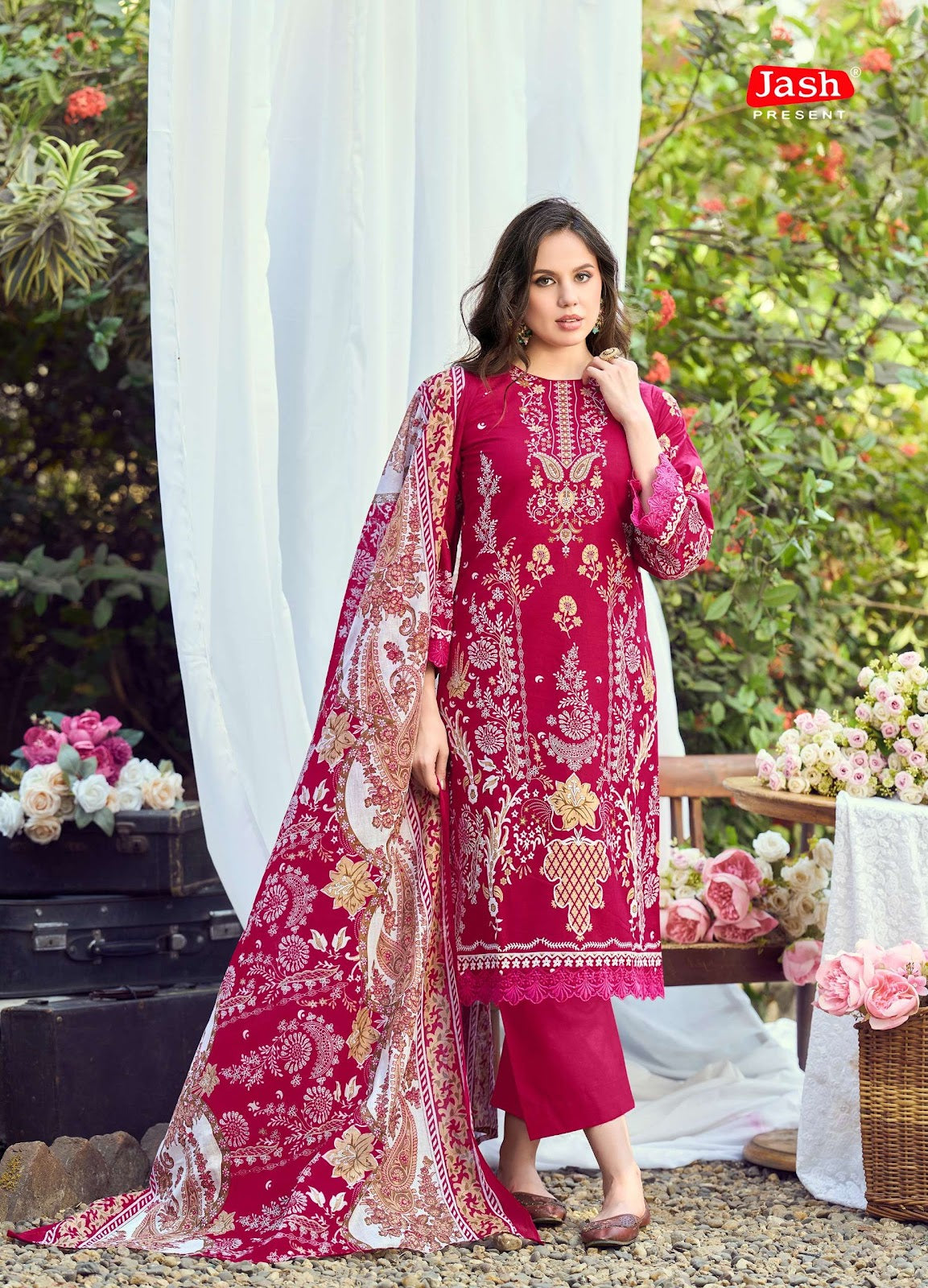 Bellisha Vol 13 Jash Mix Cotton Karachi Salwar Suits Manufacturer