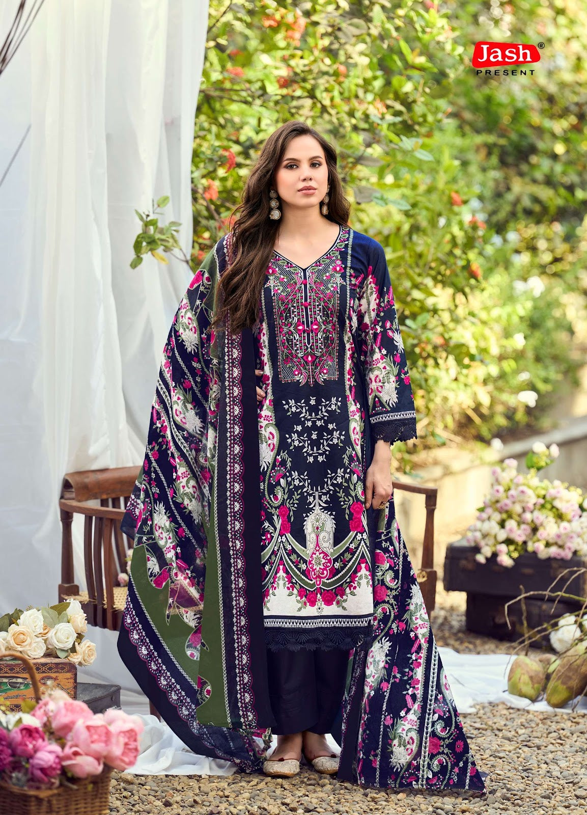 Bellisha Vol 13 Jash Mix Cotton Karachi Salwar Suits Manufacturer