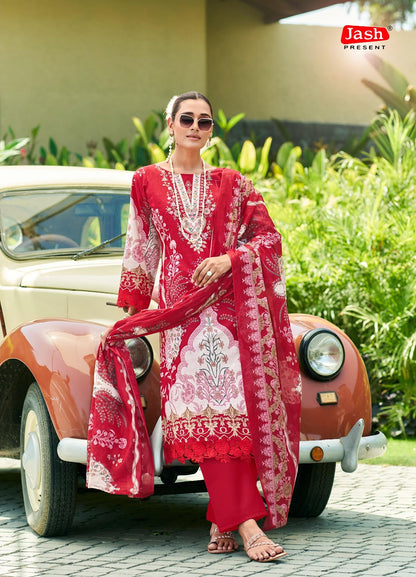 Bellisha Vol 14 Jash Mix Cotton Karachi Salwar Suits Exporter