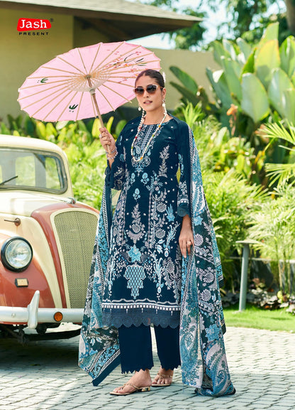 Bellisha Vol 14 Jash Mix Cotton Karachi Salwar Suits Exporter