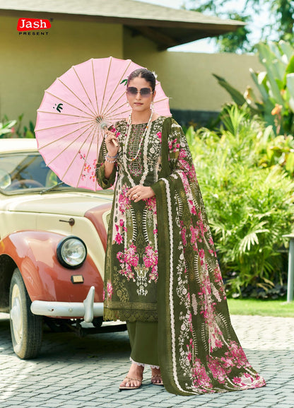 Bellisha Vol 14 Jash Mix Cotton Karachi Salwar Suits Exporter
