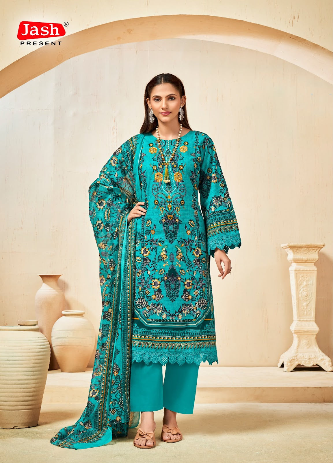 Bellisha Vol 16 Jash Mix Cotton Karachi Salwar Suits Wholesale Price