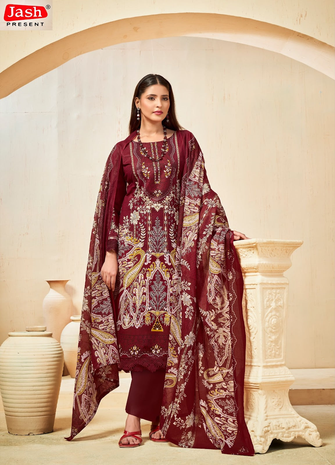 Bellisha Vol 16 Jash Mix Cotton Karachi Salwar Suits Wholesale Price