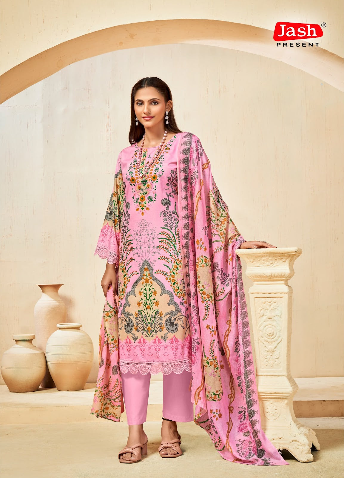 Bellisha Vol 16 Jash Mix Cotton Karachi Salwar Suits Wholesale Price