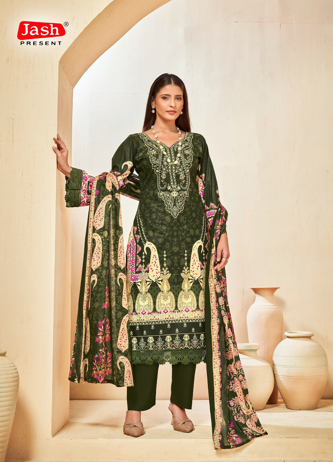 Bellisha Vol 16 Jash Mix Cotton Karachi Salwar Suits Wholesale Price