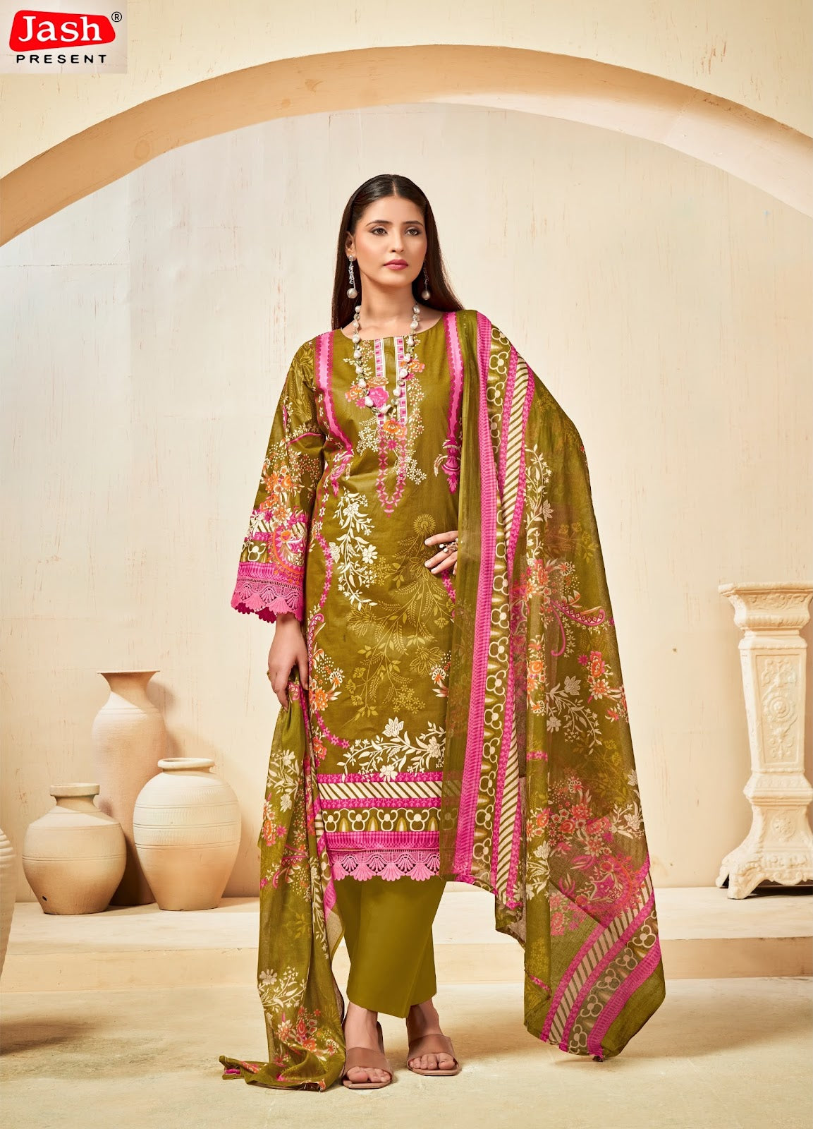 Bellisha Vol 16 Jash Mix Cotton Karachi Salwar Suits Wholesale Price