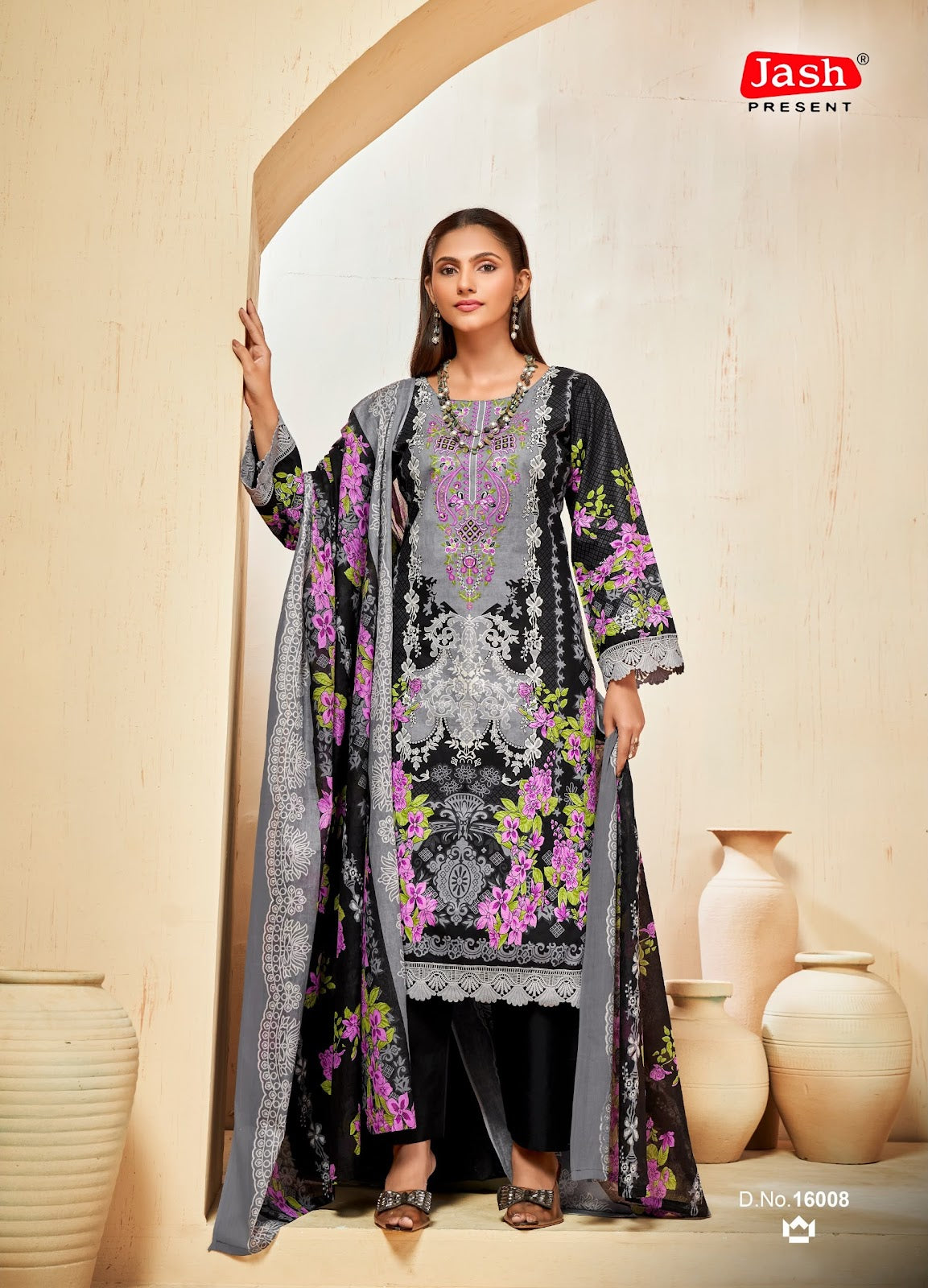Bellisha Vol 16 Jash Mix Cotton Karachi Salwar Suits Wholesale Price
