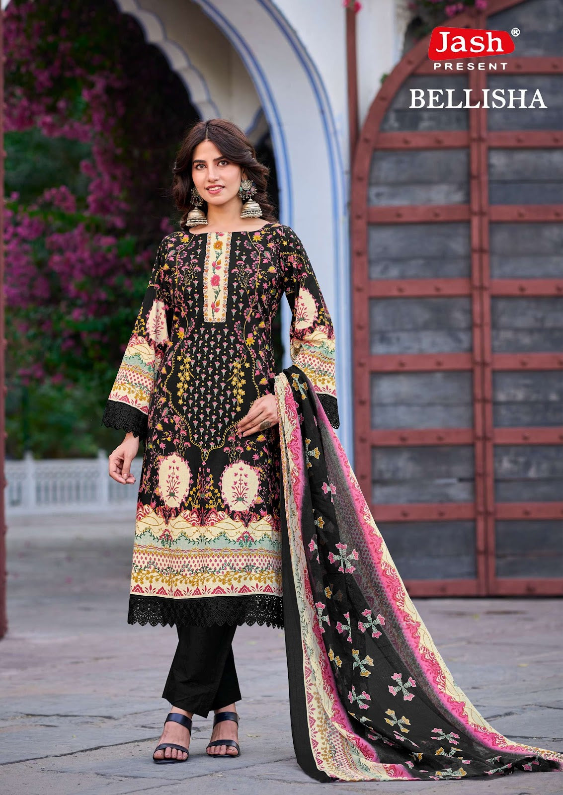 Bellisha Vol 4 Jash Cotton Karachi Salwar Suits Wholesale Price