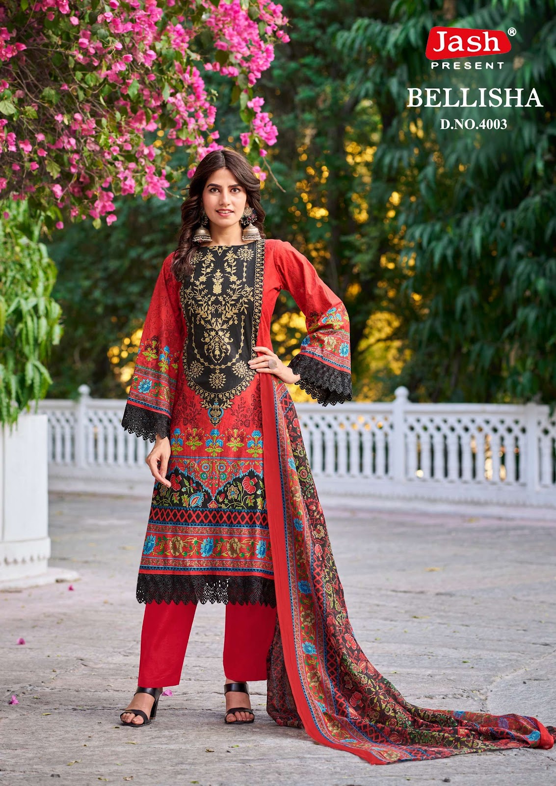 Bellisha Vol 4 Jash Cotton Karachi Salwar Suits Wholesale Price