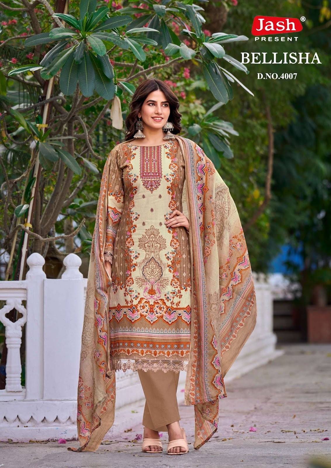 Bellisha Vol 4 Jash Cotton Karachi Salwar Suits Wholesale Price