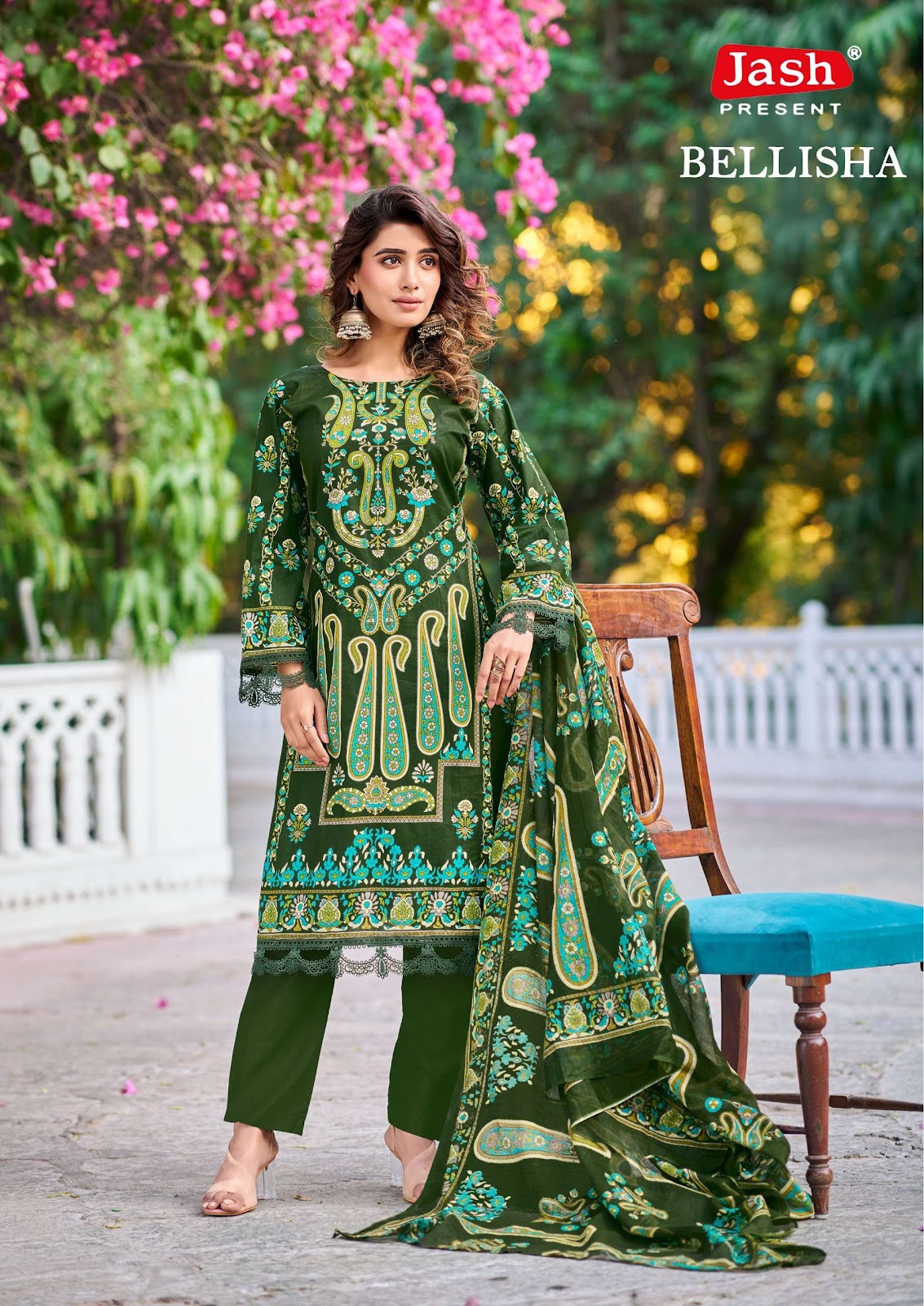 Bellisha Vol 4 Jash Cotton Karachi Salwar Suits Wholesale Price