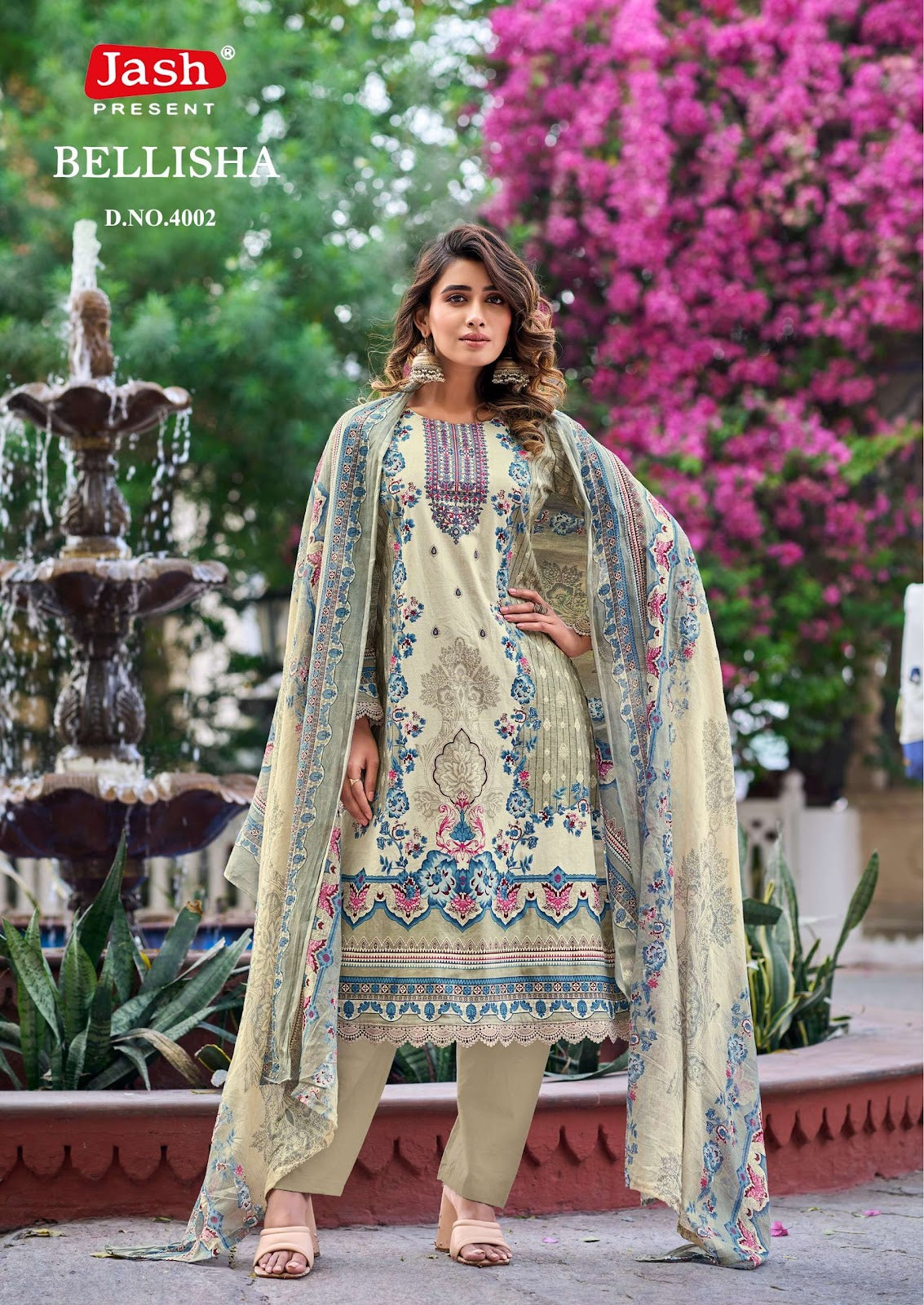 Bellisha Vol 4 Jash Cotton Karachi Salwar Suits Wholesale Price