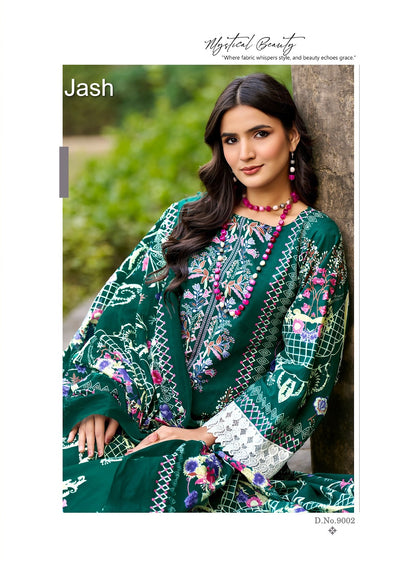 Bellisha Vol 9 Jash Cotton Karachi Salwar Suits Supplier Ahmedabad
