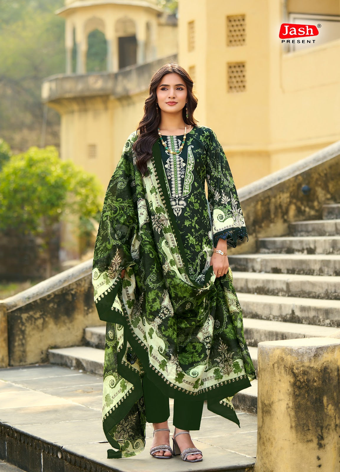 Bellisha Vol 9 Jash Cotton Karachi Salwar Suits Supplier Ahmedabad