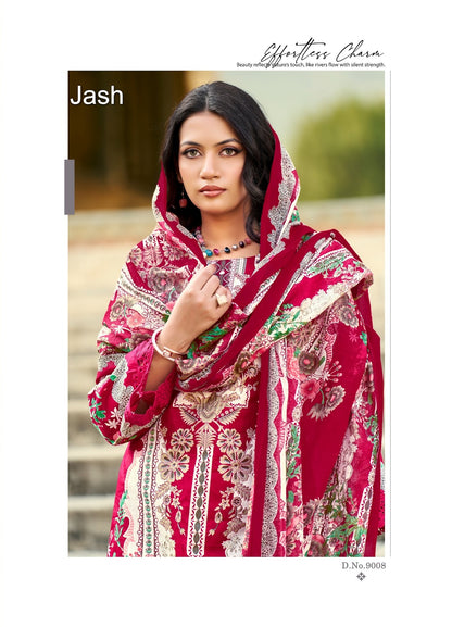 Bellisha Vol 9 Jash Cotton Karachi Salwar Suits Supplier Ahmedabad