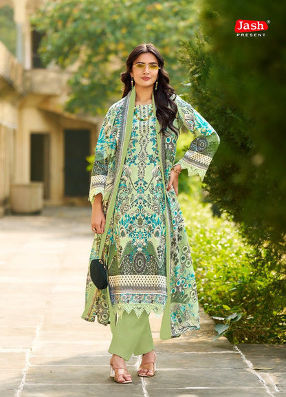 Bellisha Vol 9 Jash Cotton Karachi Salwar Suits Supplier Ahmedabad