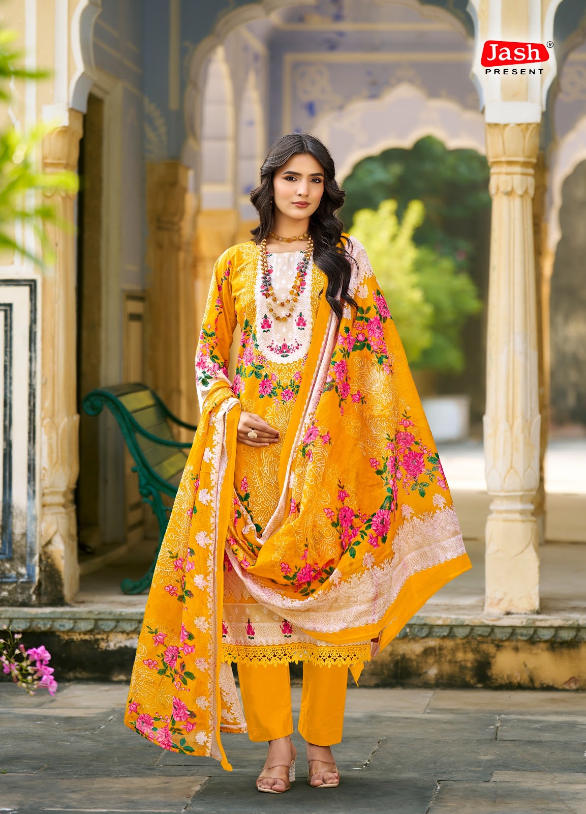 Bellisha Vol 9 Jash Cotton Karachi Salwar Suits Supplier Ahmedabad