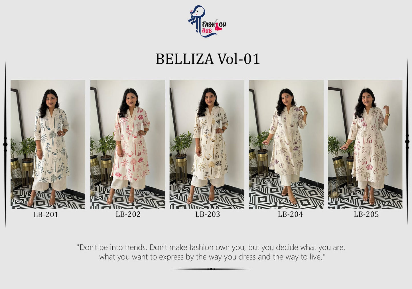 Belliza Vol 1 Lbk Rayon Kurti Plazzo Set Supplier Ahmedabad