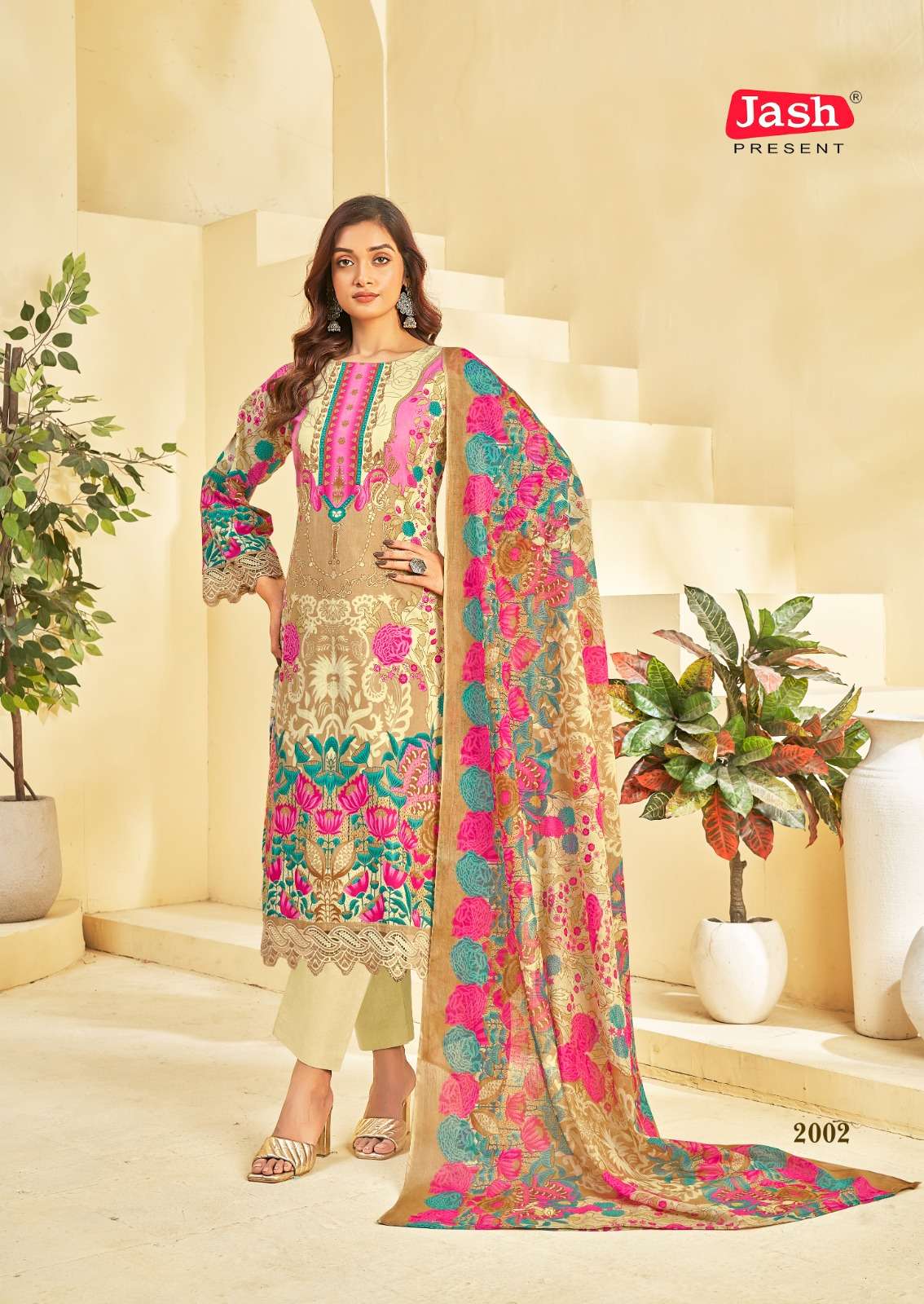 Belliza Vol 2 Jash Cotton Karachi Salwar Suits Supplier Gujarat