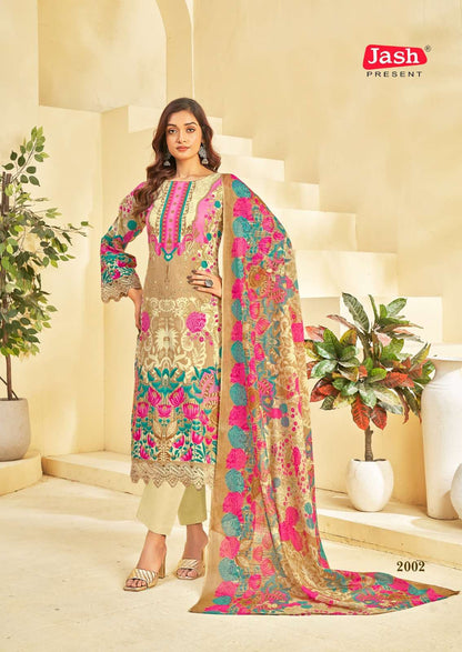 Belliza Vol 2 Jash Cotton Karachi Salwar Suits Supplier Gujarat