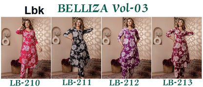 Belliza Vol 3 Lbk Rayon Co Ord Set Supplier Gujarat