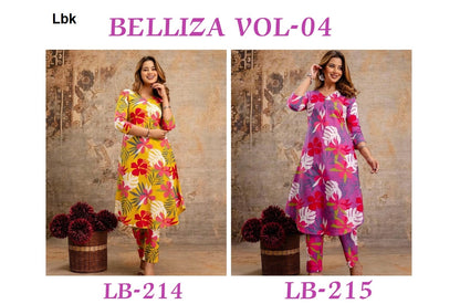 Belliza Vol 4 Lbk Poli Rayon Co Ord Set Manufacturer