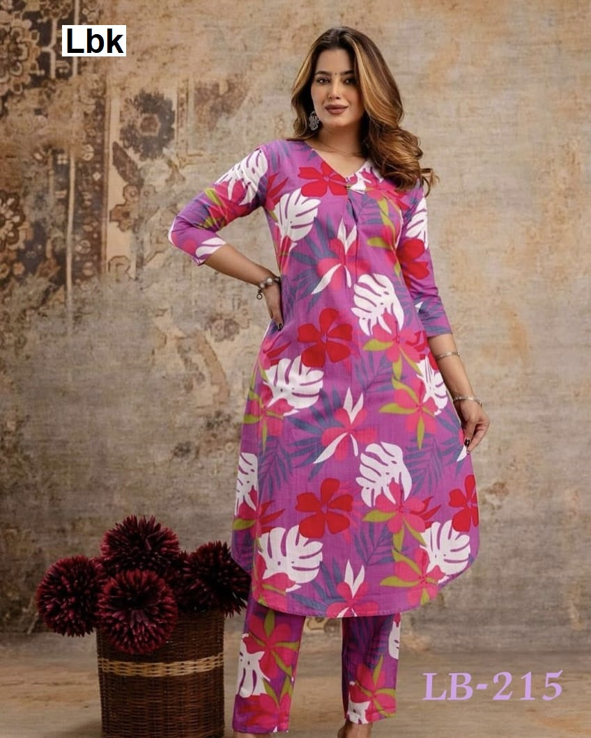 Belliza Vol 4 Lbk Poli Rayon Co Ord Set Manufacturer