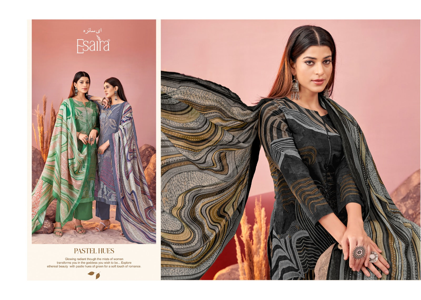 Belona Esta Esaira Cotton Cambric Pant Style Suits Wholesaler India