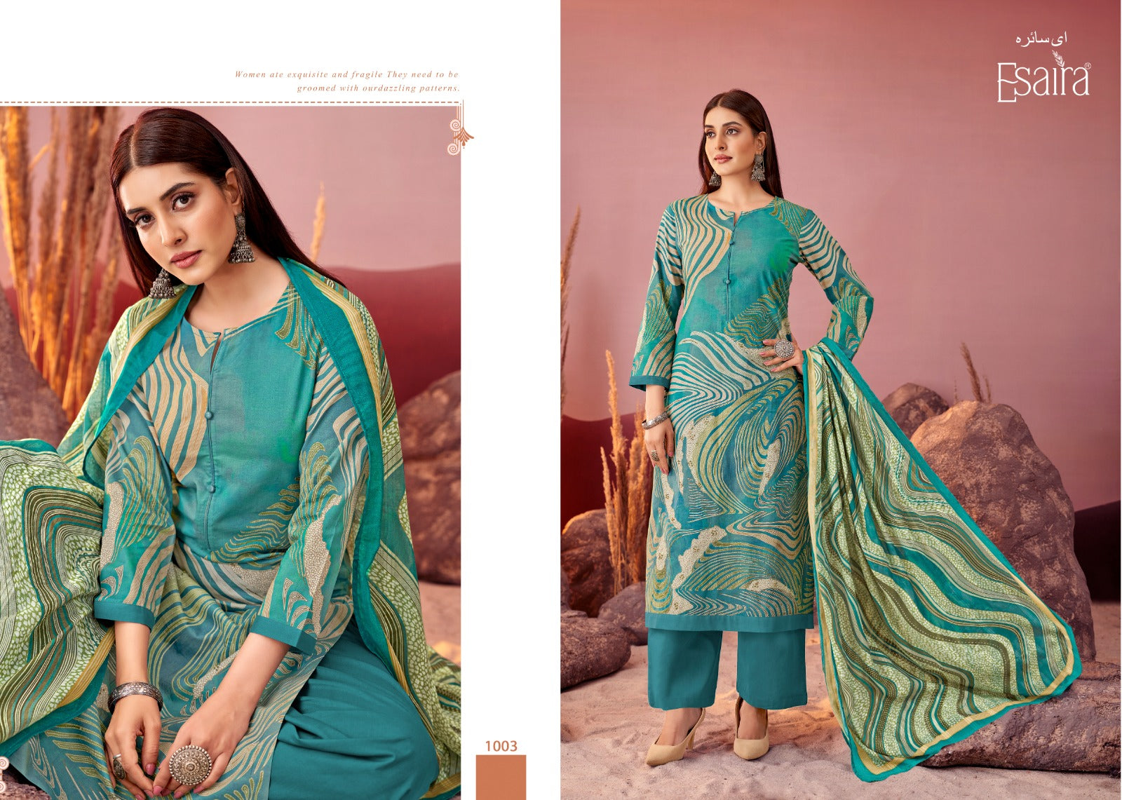 Belona Esta Esaira Cotton Cambric Pant Style Suits Wholesaler India