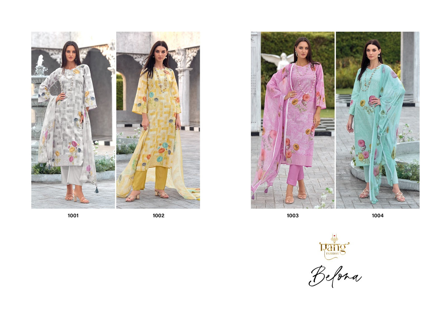 Belona Rang Fashion Swiss Lawn Pant Style Suits Supplier India