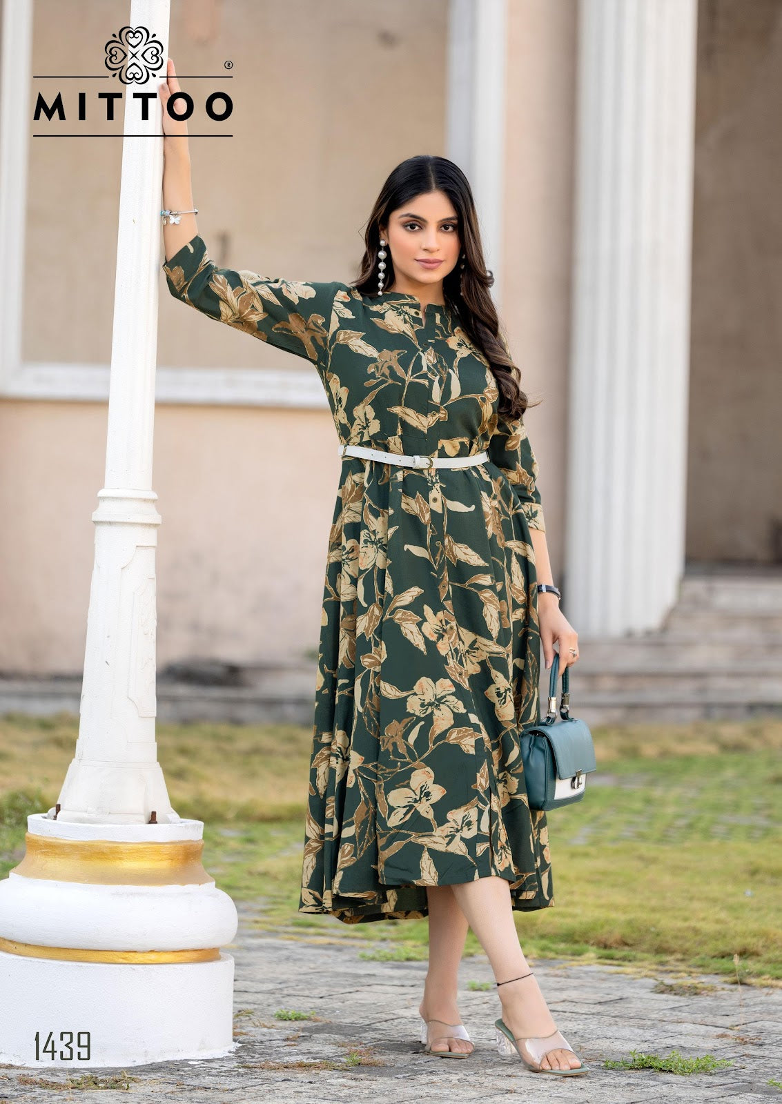 Belt Vol 20 Mittoo Rayon One Piece Dress Supplier Ahmedabad