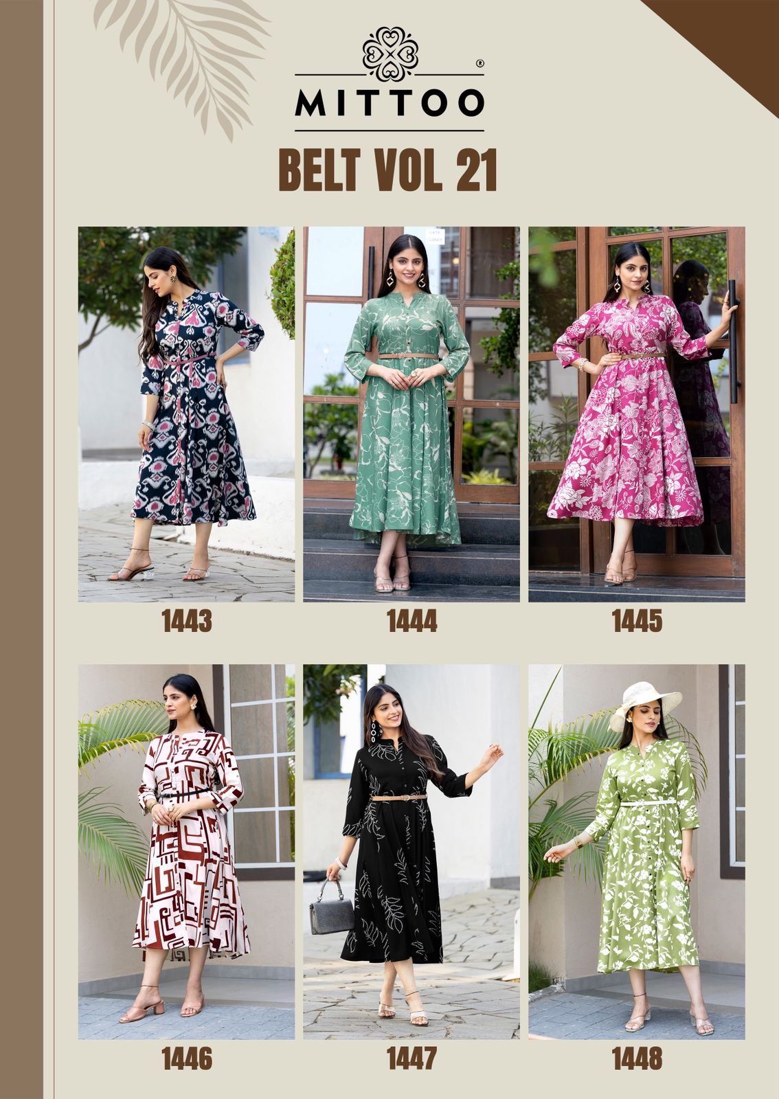 Belt Vol 21 Mittoo Rayon One Piece Exporter