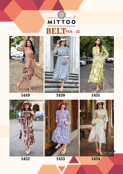 Belt Vol 22 Mittoo Rayon One Piece Wholesaler