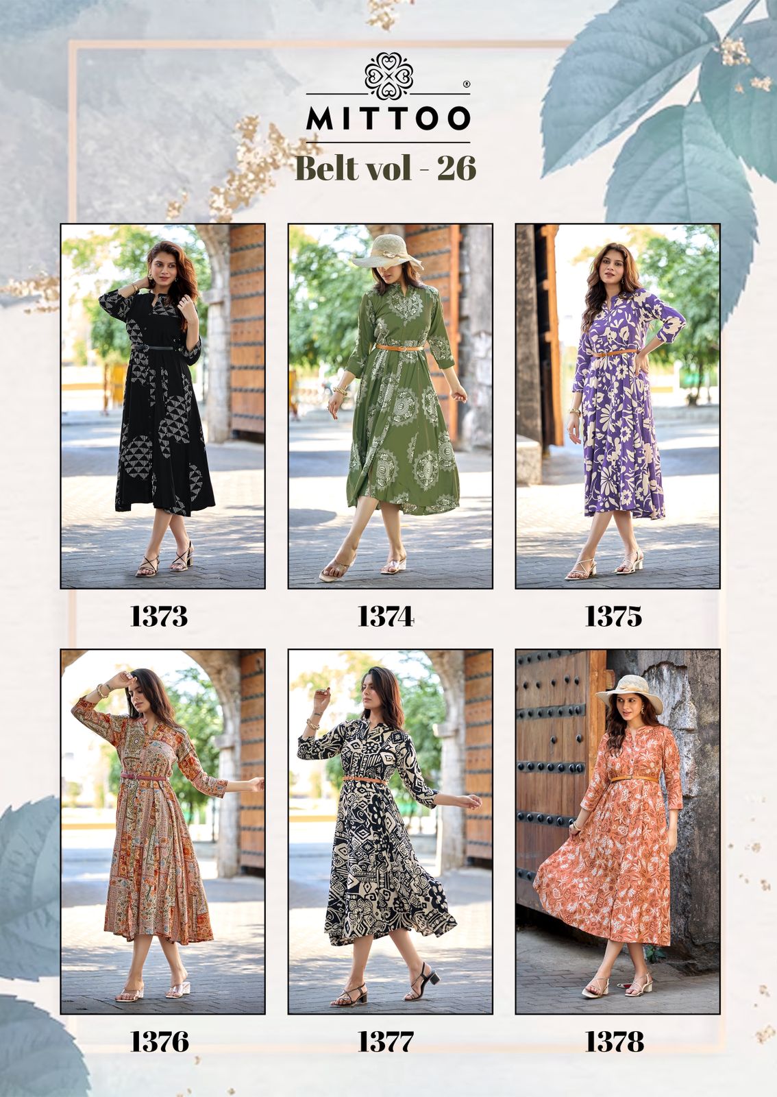Belt Vol 26 Mittoo Rayon One Piece Wholesale