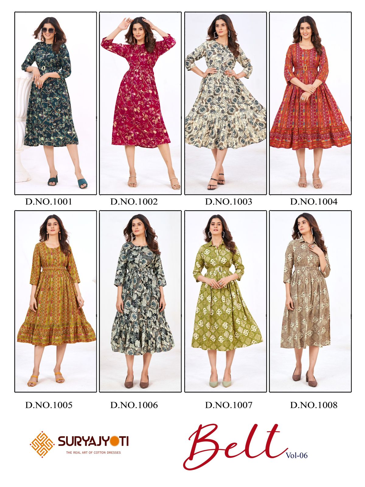 Belt Vol 6 Suryajyoti Rayon One Piece