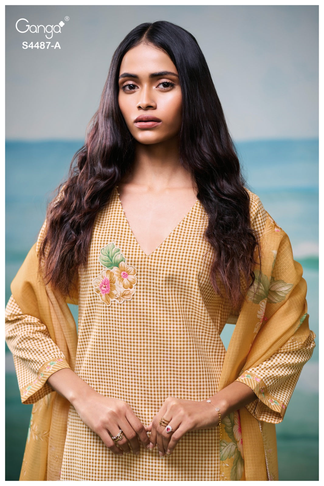 Belvya 4487 Ganga Cotton Pant Style Suits Wholesale