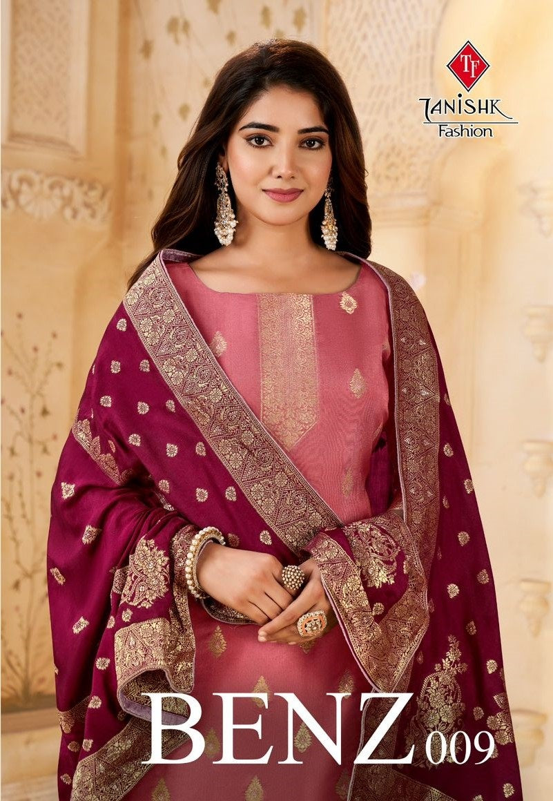 Benz 009 Tanishk Fashion Pure Muslin Pant Style Suits Supplier India