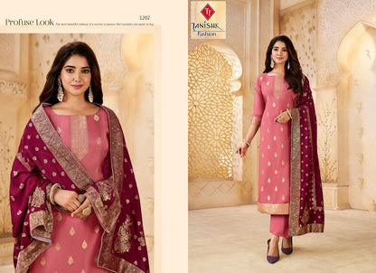Benz 009 Tanishk Fashion Pure Muslin Pant Style Suits Supplier India