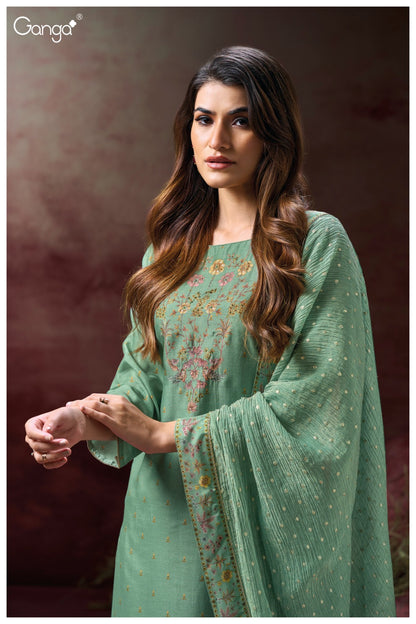 Berkley 3135 Ganga Premium Bemberg Plazzo Style Suits Manufacturer
