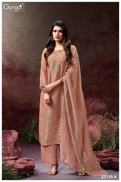 Berkley 3135 Ganga Premium Bemberg Plazzo Style Suits Manufacturer