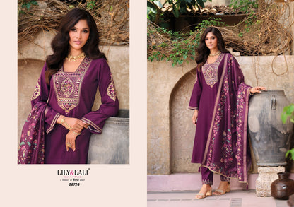 Berlin Lily Lali Viscose Silk Readymade Anarkali Suits Wholesaler Gujarat
