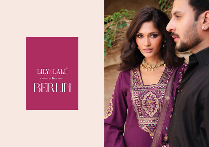 Berlin Lily Lali Viscose Silk Readymade Anarkali Suits Wholesaler Gujarat
