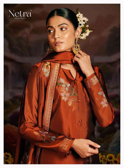 Berlin Netra Premium Viscose Pant Style Suits Wholesale