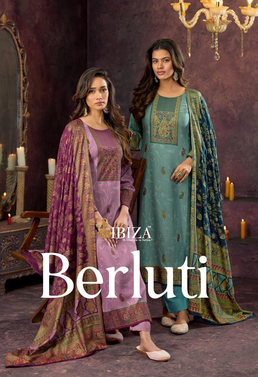 Berluti Ibiza Pashmina Suits Exporter Gujarat